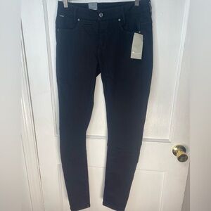 NWT G-Star Raw D-Staq Women's Dark Black Skinny Mid 5-Pocket Jeans